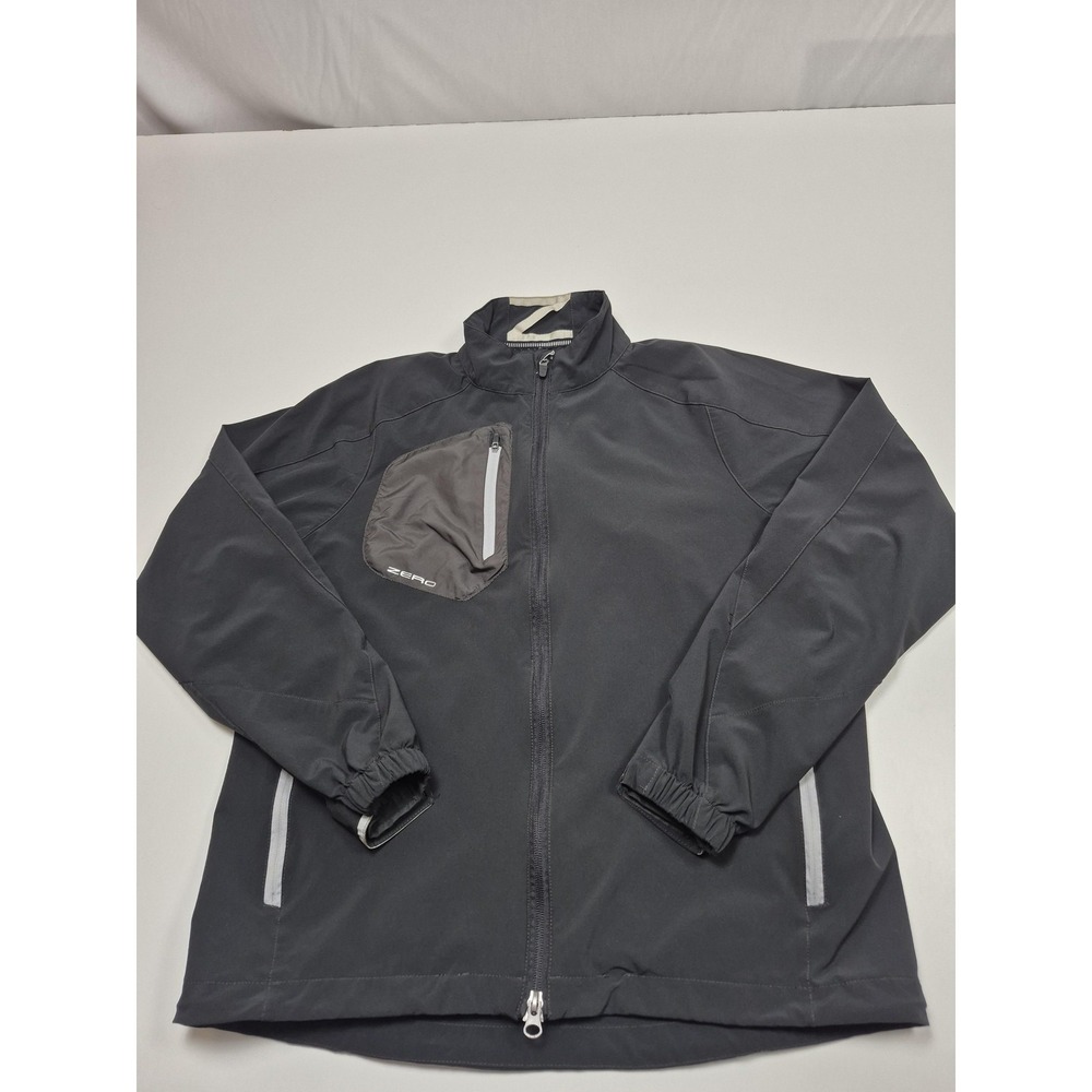 Zero Restriction Z700 Jacket Men's M Black Softshell Full Zip Golf Windbreaker